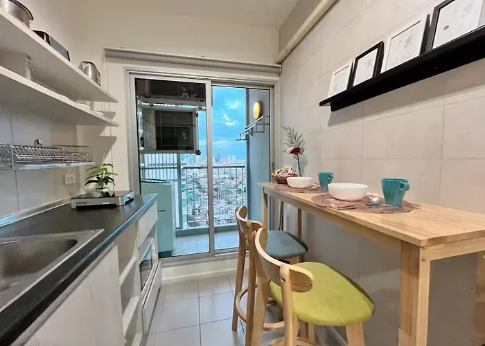 Apartamento 1br Walk 1min To Bts 3min Mall Tapra Wifi 500mb *