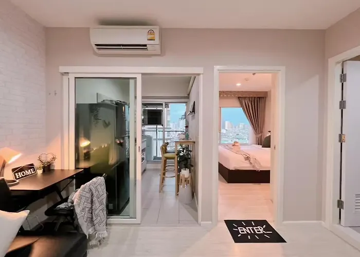 1br Walk 1min To Bts 3min Mall Tapra Wifi 500mb Bangkok