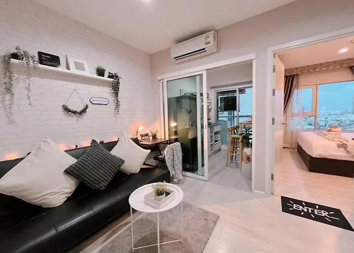 Apartamento 1br Walk 1min To Bts 3min Mall Tapra Wifi 500mb *