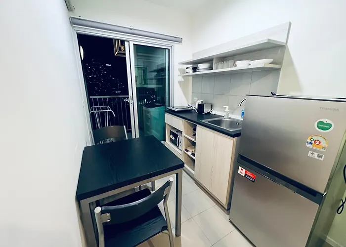 1br Walk 1min To Bts 3min Mall Tapra Wifi 500mb Apartamento *