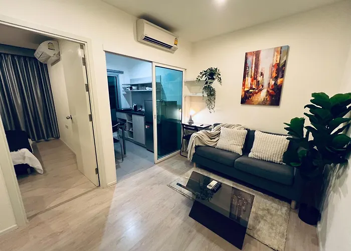 Apartamento 1br Walk 1min To Bts 3min Mall Tapra Wifi 500mb Bangkok