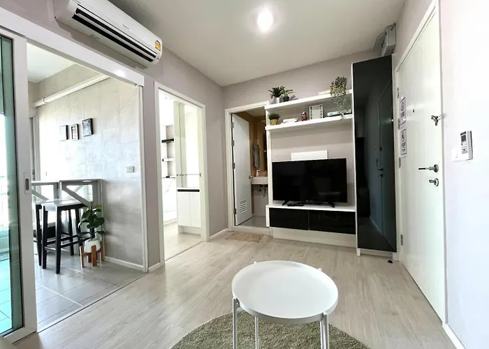 1br Walk 1min To Bts 3min Mall Tapra Wifi 500mb Apartamento *