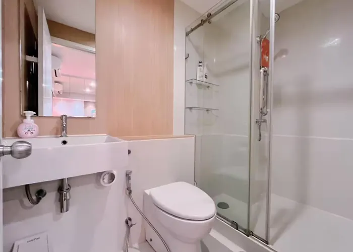 1br Walk 1min To Bts 3min Mall Tapra Wifi 500mb Apartamento *